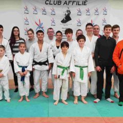 les arbitres et commissaires du club présents tout le week-end