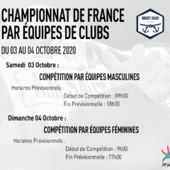 Le retrait des places pour le CHAMPIONNAT DE FRANCE DE JUDO 1ère DIVISION PAR ÉQUIPES DE CLUBS à Brest