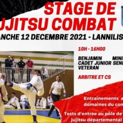 Stage de jujitsu combat: 12 décembre Lannilis