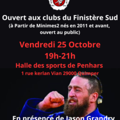 Entrainement avec Jason Grandry