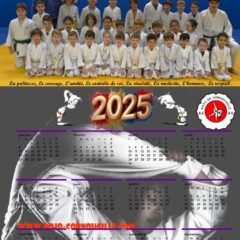 Le calendrier 2025 des différents groupes (à télécharger) du Dojo de Cornouaille est arrivé !!!