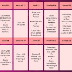 Planning des vacances