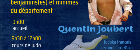  Entrainement pour les benjamins et minimes avec un triple champion de France et international français Quentin Joubert à Fouesnant le samedi 11 avril.inscription avant le mercredi 8 avril